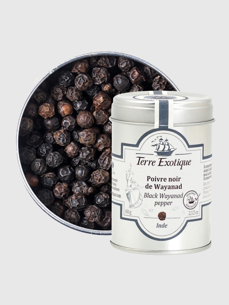 Schwarzer Pfeffer aus Wayanad, 60g