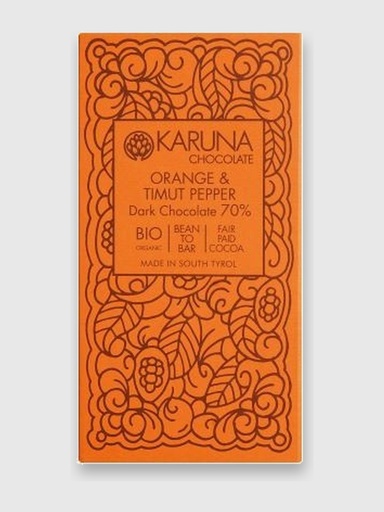 Orange&Timut Pepper 70% B